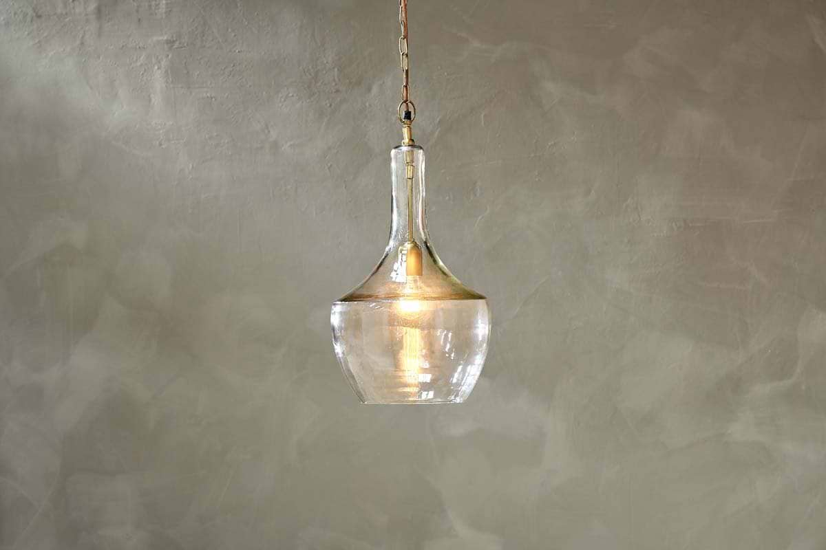 Agatarla Recycled Glass Pendant - Small-LIGHTS-Nkuku