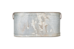Akasa Trough Planter - Zinc