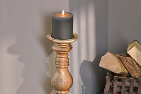 Akello Candle Stick-CANDLES HOLDERS & LANTERNS-Nkuku