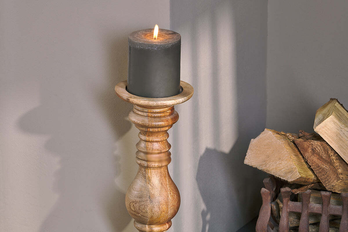 Akello Candle Stick-CANDLES HOLDERS & LANTERNS-Nkuku