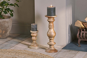 Akello Candle Stick-CANDLES HOLDERS & LANTERNS-Nkuku
