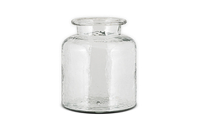 Akra Recycled Glass Vase - Clear