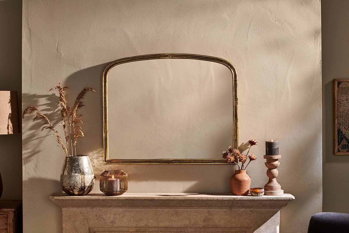 Almora Arched Mirror - Small-MIRRORS-Nkuku