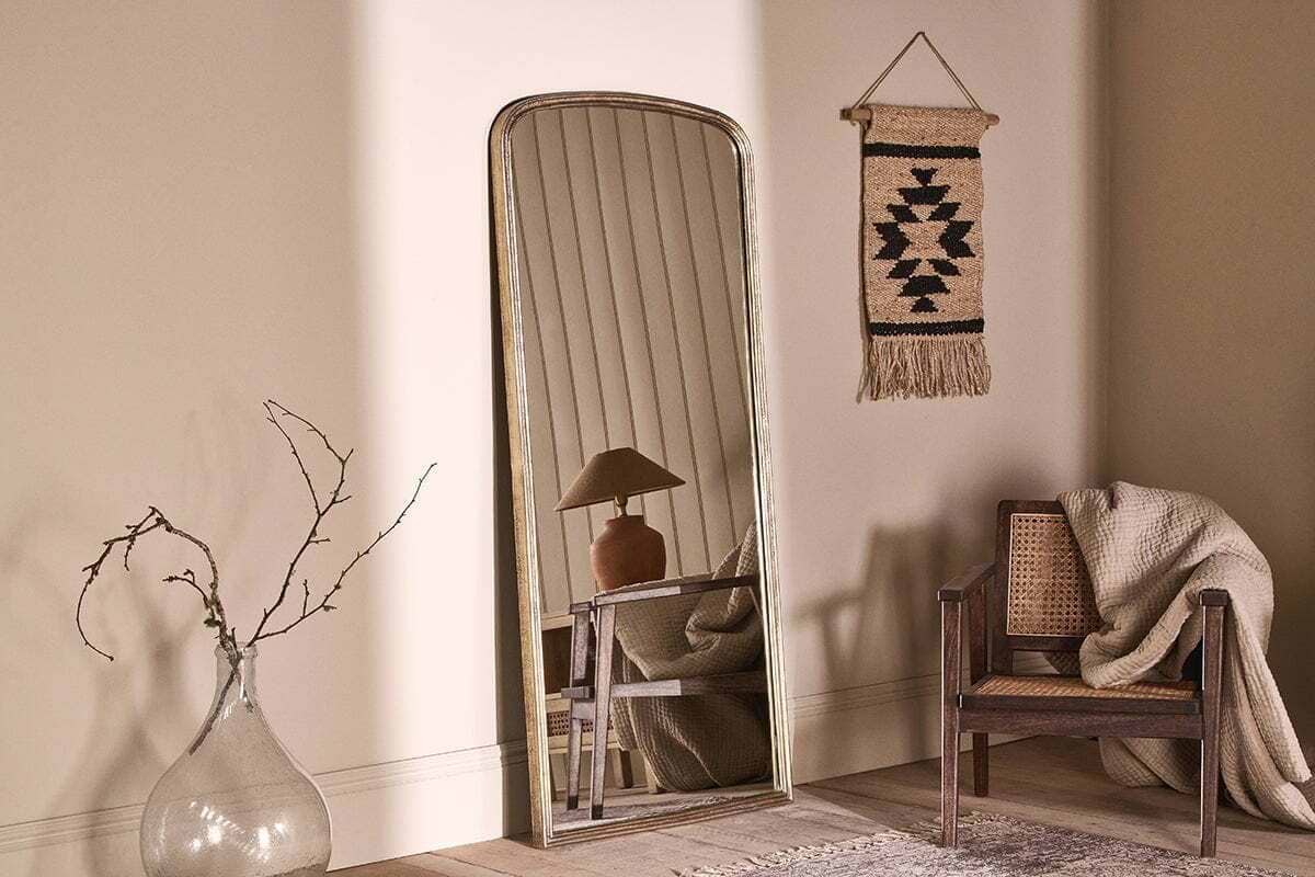 Almora Arched Mirror-MIRRORS-Nkuku