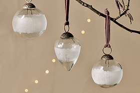 Anara Etched Bauble - (Set of 4)