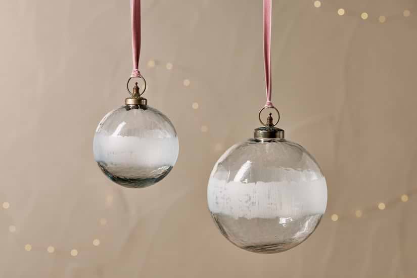 Anara Etched Giant Bauble-CHRISTMAS DECORATIONS-Nkuku