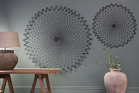 Arna Wire Wall Art-DECORATIVE ACCESSORIES-Nkuku
