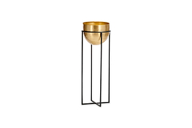 Atsu Brass Planter Stand