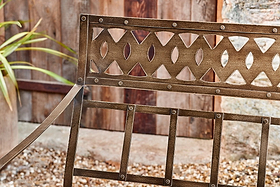 Bahula Decorative Iron Bench