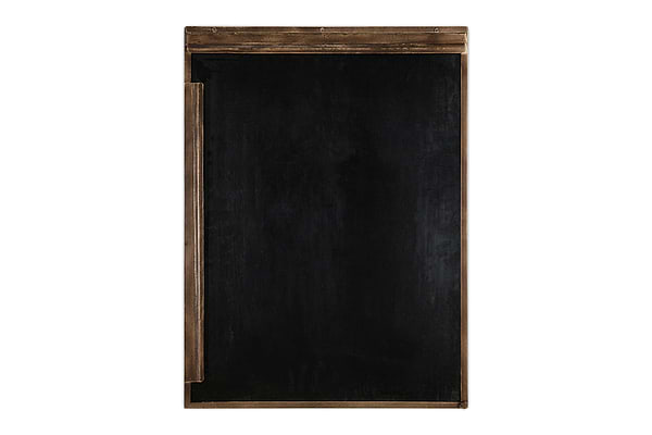 The nkuku Bahula Decorative Outdoor Mirror - Rust features a rectangular, vertically-oriented design with a thick, rustic wooden frame in weathered brown and visible grain, reminiscent of garden mirrors, shown against a plain white background.