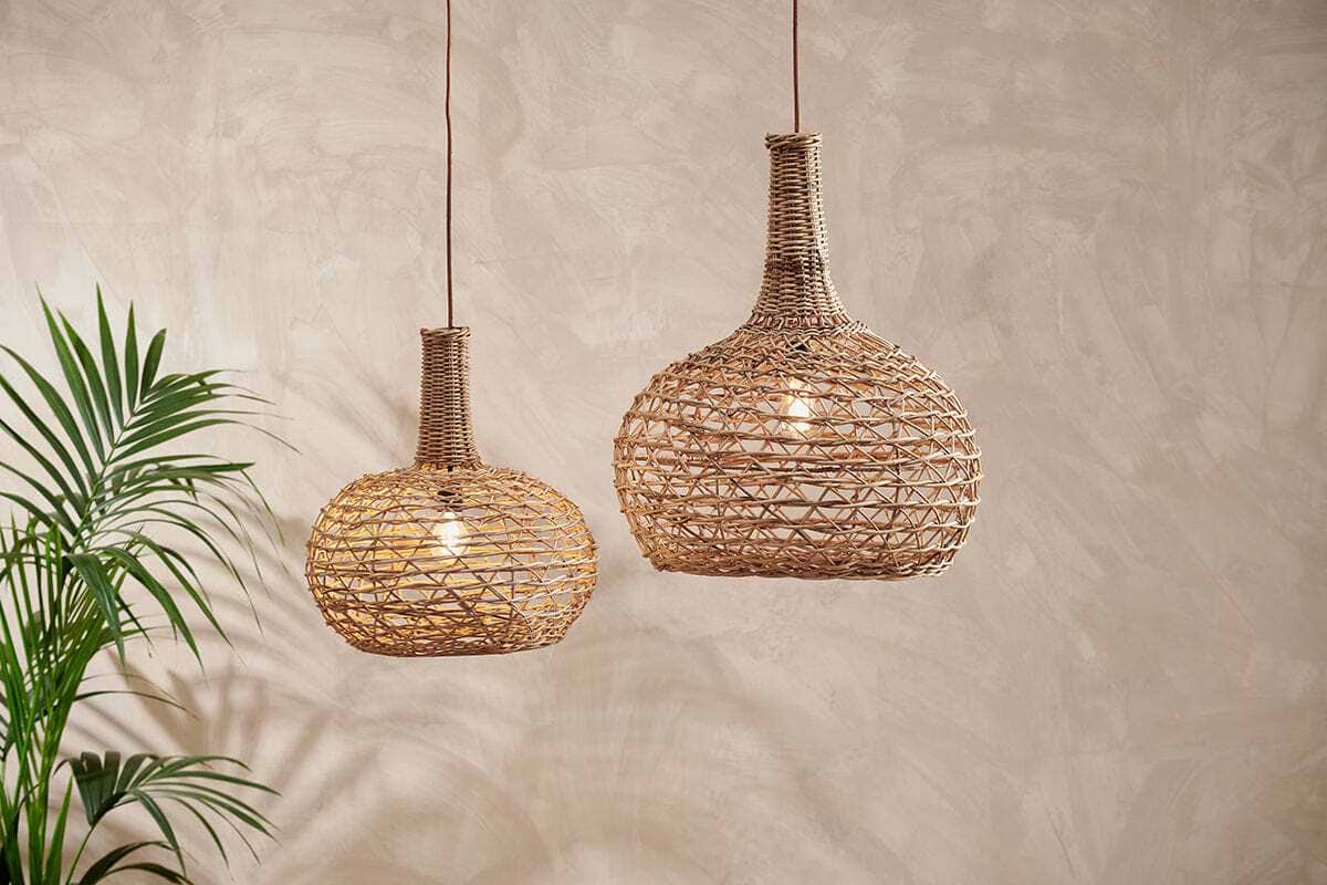Conical Rattan Shade Beru Rattan Lampshade - Conical - Small – Nkuku
