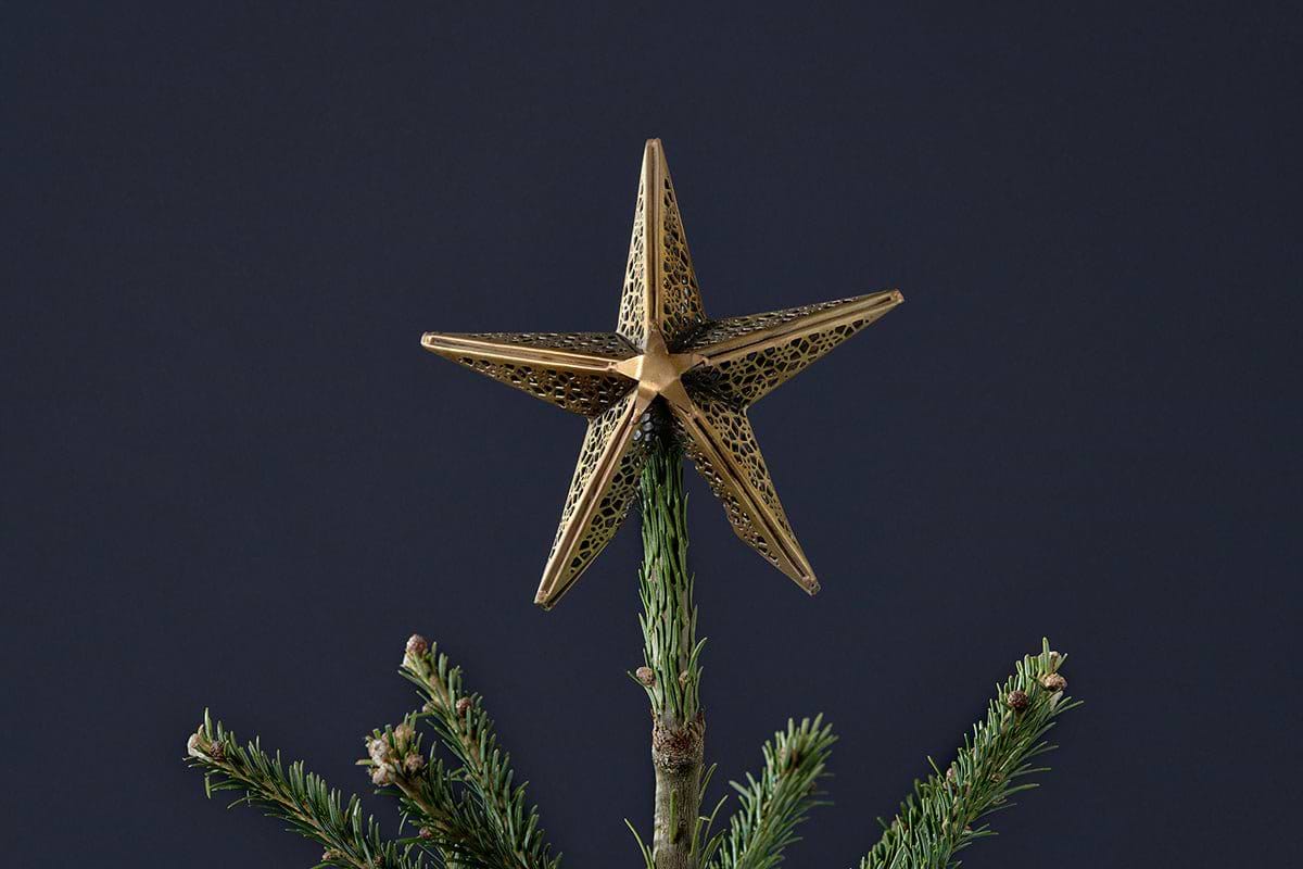 Bishakha Star Tree Topper-CHRISTMAS DECORATIONS-Nkuku