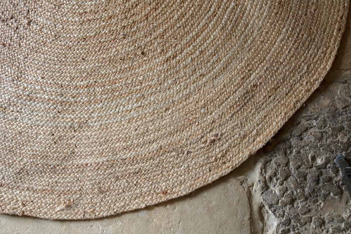 Braided Hemp Rug - Round – Nkuku