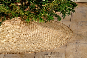 Buno Tree Skirt - Natural-CHRISTMAS DECORATIONS-Nkuku