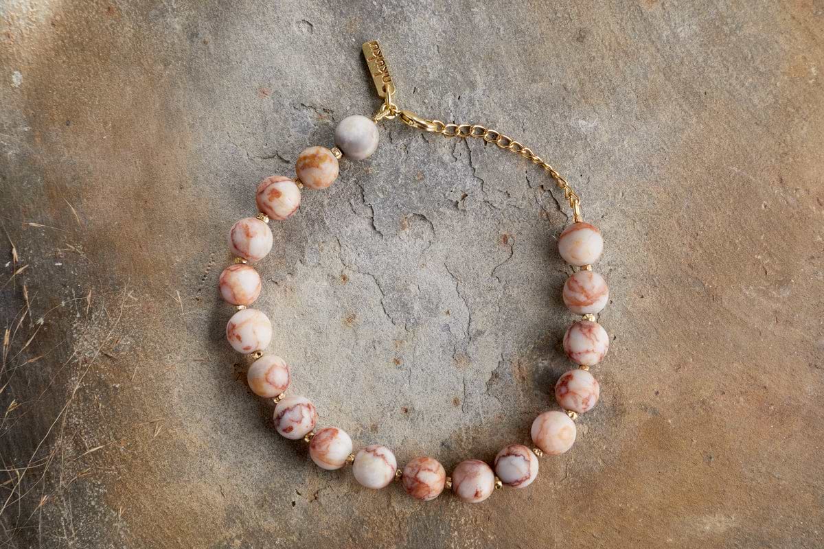 Cerita Bracelet - Rhodochrosite-GIFTING-Nkuku