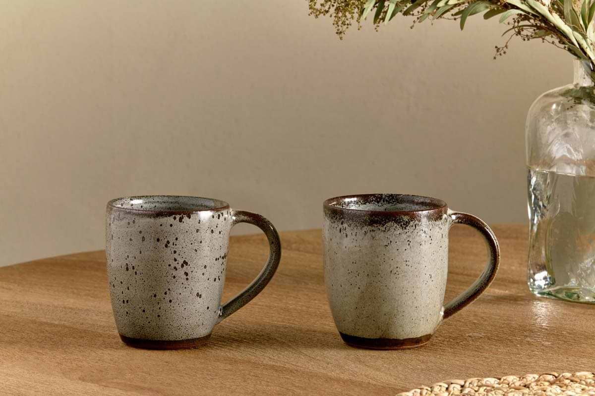 Cam Large Mug - Mocha (Set of 2)-TABLEWARE-Nkuku