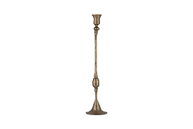 Chaipat Candlestick - Antique Brass