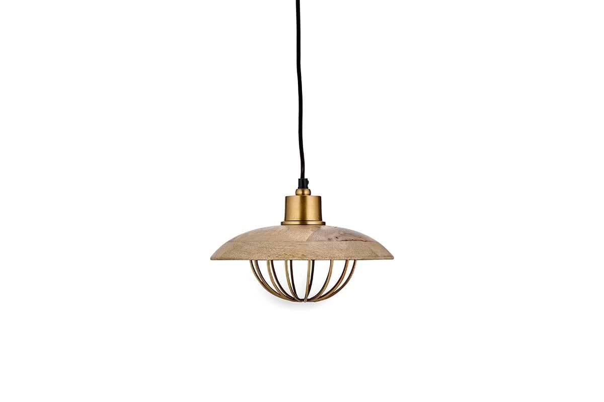 Chakai Wood & Metal Pendant - Small