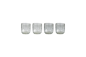 Chandani Tumbler Short - Clear - (Set of 4)