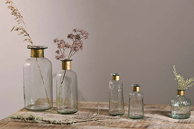 Chara Hammered Bottle - Decorative