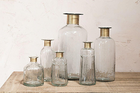 Chara Hammered Bottle - Lines