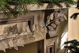 Charita Garland - Antique Brass-CHRISTMAS DECORATIONS-Nkuku