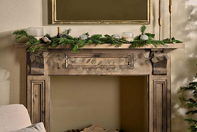 Charita Garland - Antique Brass-CHRISTMAS DECORATIONS-Nkuku