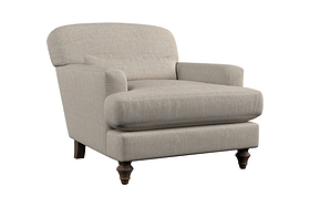 Deni Armchair - Brera Linen Natural
