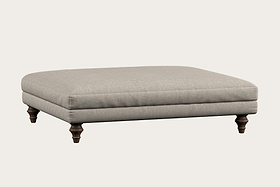 Deni Grand Footstool - Brera Linen Natural