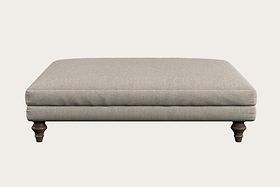 Deni Grand Footstool - Brera Linen Natural