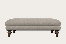 Deni Grand Footstool - Brera Linen Natural