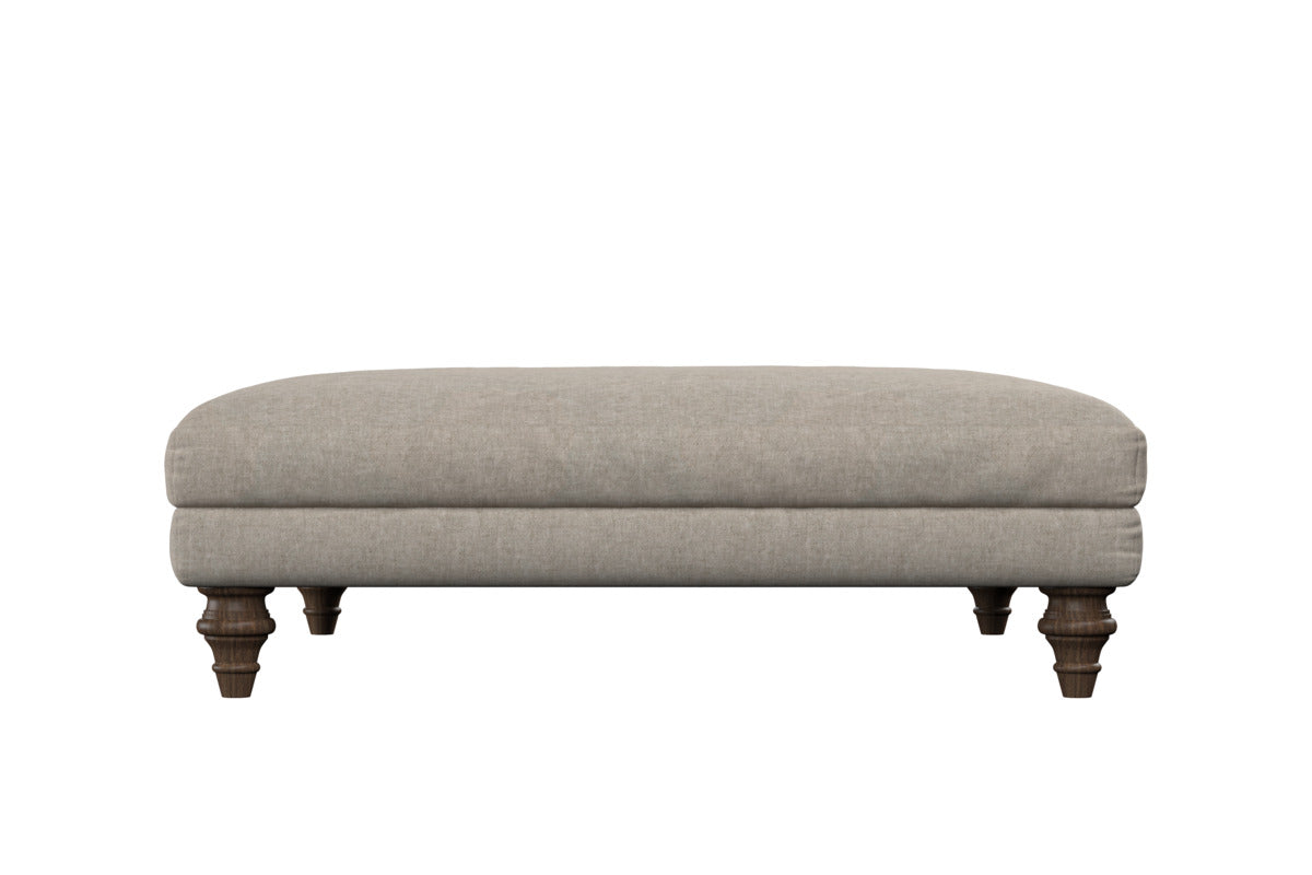 Deni Grand Footstool - Brera Linen Natural