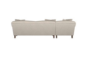 Deni Grand Left Hand Chaise Sofa - Brera Linen Natural