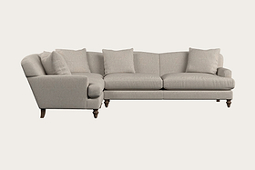 Deni Grand Left Hand Corner Sofa - Brera Linen Natural