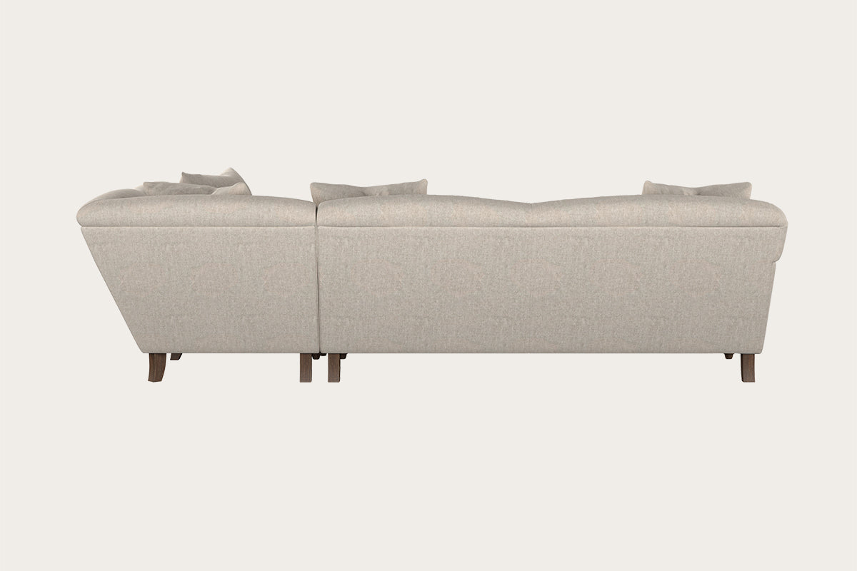 Deni Grand Right Hand Corner Sofa - Brera Linen Natural