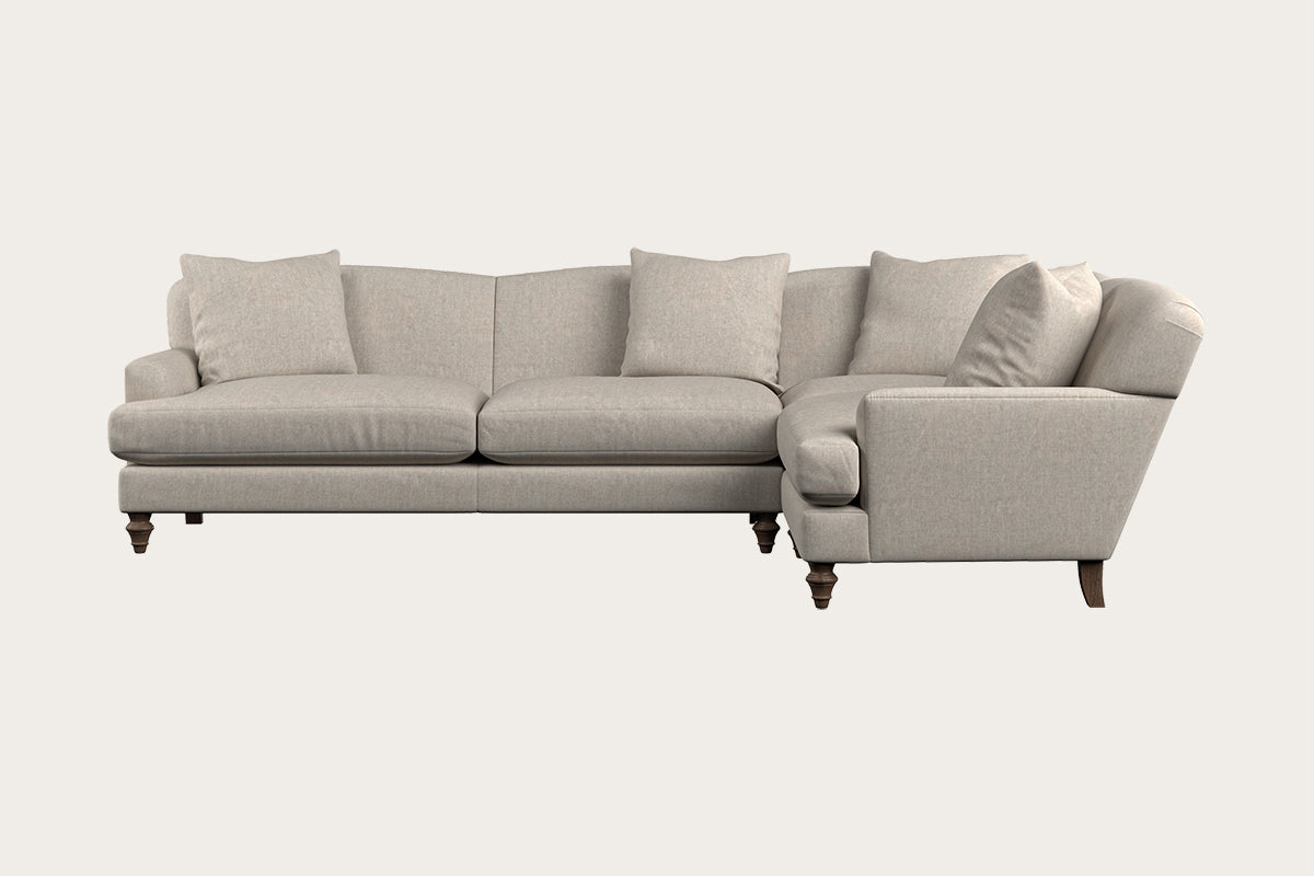 Deni Grand Right Hand Corner Sofa - Brera Linen Natural