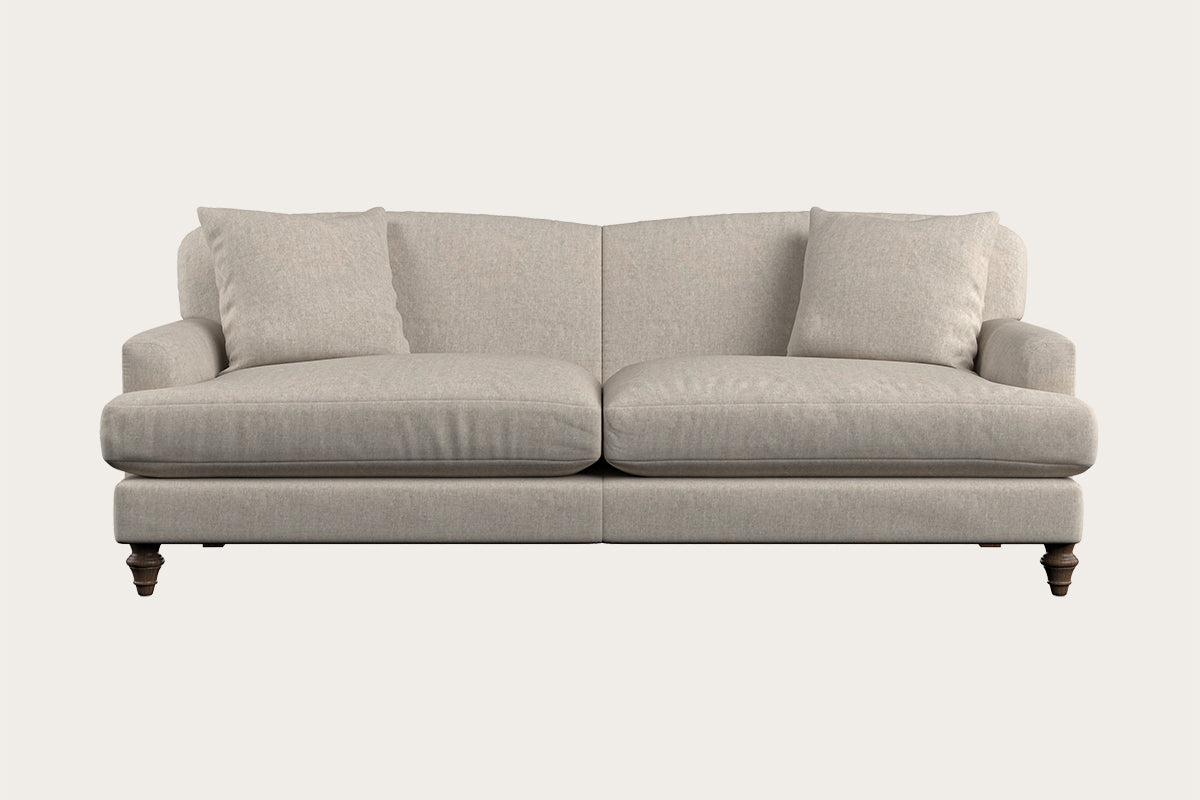 Deni Grand Sofa - Brera Linen Natural-MAKE TO ORDER-Nkuku