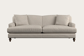 Deni Grand Sofa - Brera Linen Natural-MAKE TO ORDER-Nkuku