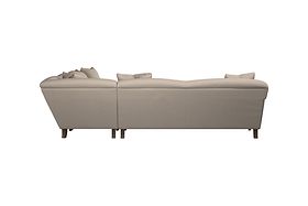 Deni Large Corner Sofa - Brera Linen Granite-MAKE TO ORDER-Nkuku