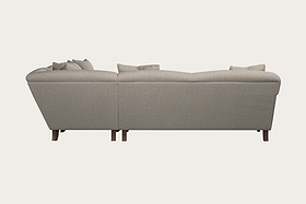 Deni Large Corner Sofa - Brera Linen Natural-MAKE TO ORDER-Nkuku