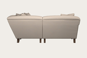 Deni Grand Left Hand Corner Sofa - Recycled Cotton Natural