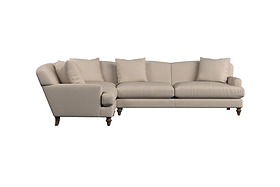 Deni Large Corner Sofa - Brera Linen Natural