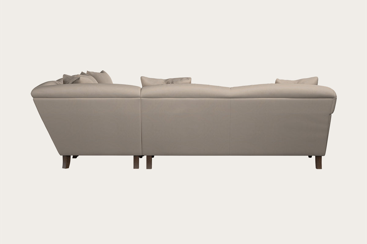 Deni Large Corner Sofa - Recycled Cotton Natural