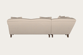 Deni Large Right Hand Corner Sofa - Recycled Cotton Natural-MAKE TO ORDER-Nkuku