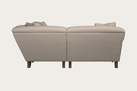 Deni Large Right Hand Corner Sofa - Recycled Cotton Natural-MAKE TO ORDER-Nkuku