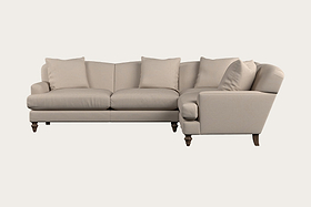 Deni Large Footstool - Brera Linen Jade