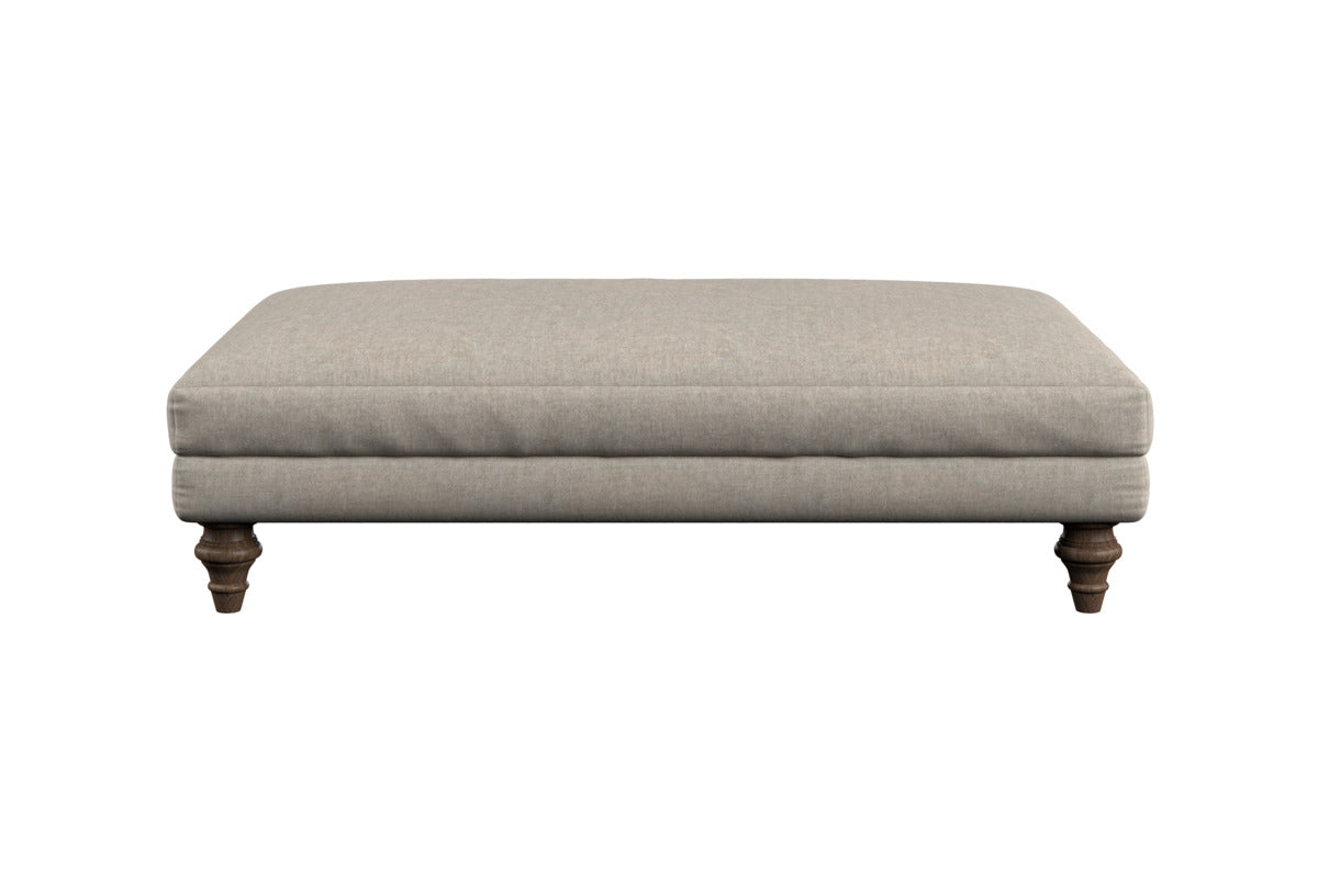 Deni Large Left Hand Corner Sofa - Recycled Cotton Lavender
