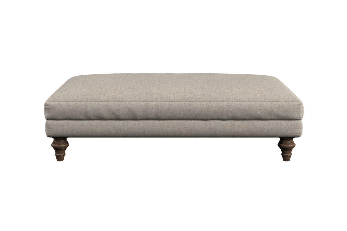Deni Large Left Hand Corner Sofa - Recycled Cotton Lavender