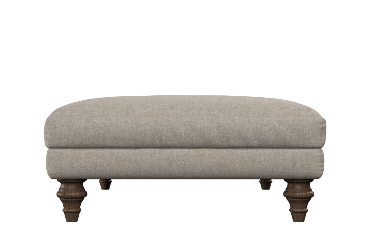 Deni Large Left Hand Corner Sofa - Recycled Cotton Lavender