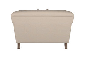 Deni Large Footstool - Brera Linen Pebble